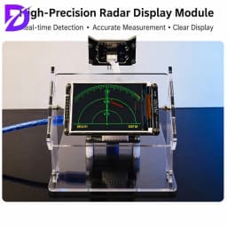 Ultrasonic Radar Scanner Kit DIY Open Source with LCD Display Windows PC Real-Time Screen for Maker STEM Programming Learning