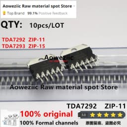 Aoweziic 2023+ 100% New Imported Original TDA7292 ZIP-11 TDA7293 TDA7293V ZIP-15 Linear Audio Aamplifier Chip
