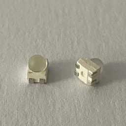 50PCS LAE65F LYE65F LSE65F 3528 SMD LED WITH LENS PLCC-4 COMMON CATHODE 50mA 60 degrees beam angle LA LS LY E65F