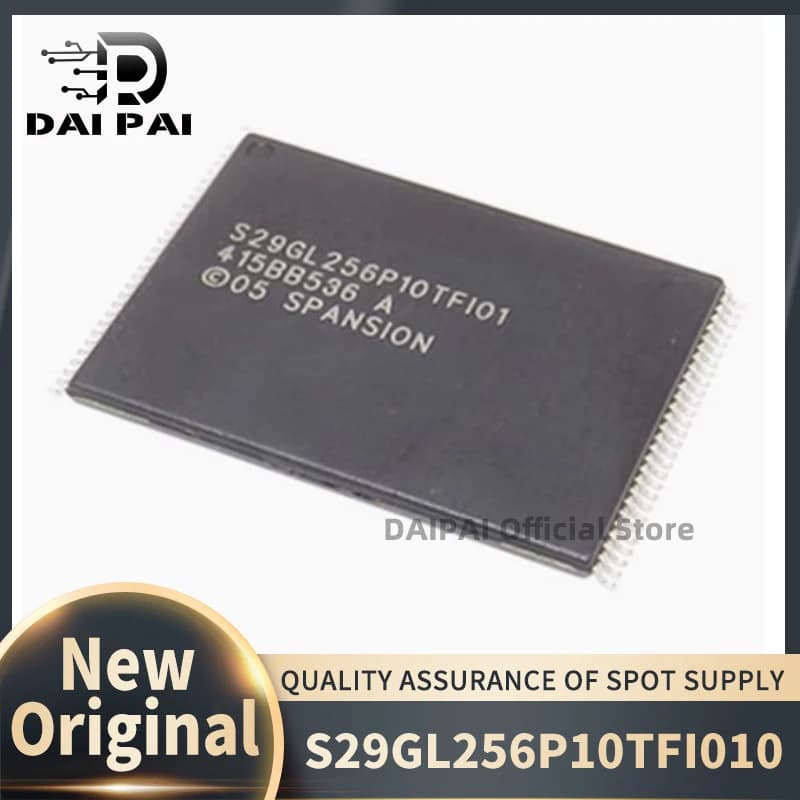 (10Pcs/Lot)100% New original S29GL256P10TFI01 S29GL256P10TF101 S29GL256P10TFI0I S29GL256 SMD TSOP-56 flash memory Chipset