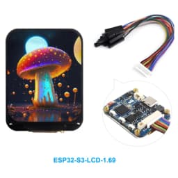 Waveshare ESP32-S3 1.69 inch IPS Touch LCD Display Development Board 240×280 ST7789V2 SPI Display Module for Arduino IDE/ESP-IDF