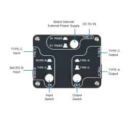 U8Pro USB 2.0 High-Speed Isolator DC 1500V Isolation Module 480 Mbps Audio Noise Reduction Filter