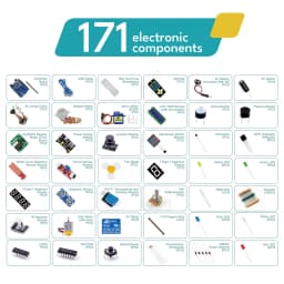 KUONGSHUN Super Starter Kit Including Breadboard 1602 IIC Jumper Wire Set R3 for Arduino UNO with Tutorial