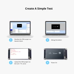 Nextion Enhanced Series HMI RTP LCD Resistive Display 2.4'' 2.8'' 3.2'' 3.5'' Size 1024 Bytes EEPROM/Larger RAM Touch Module