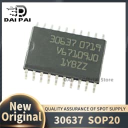 (10Pcs /Lot) 100% New original 30637 car computer board ignition tube driver IC SOP20 For Volkswagen Passat B5