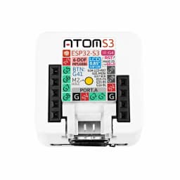 M5Stack AtomS3 ESP32-S3 Programmable Controller 0.85 Inch IPS Screen WiFi BLE MPU6886 Gyro USB-C Mini IoT Development Board