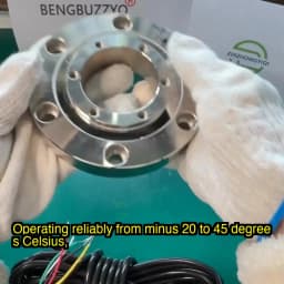 Annular Compression Load Cell Low Profile Pancake Sensor for Material Testing Machine & Assembly Lines 4.Compatible with