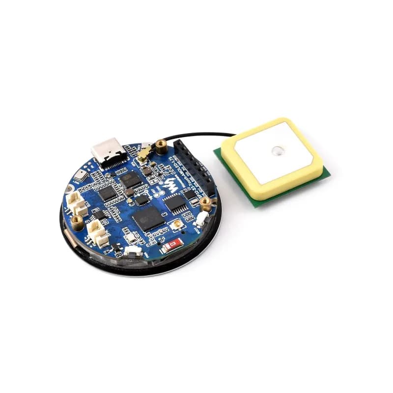 Waveshare ESP32-S3 1.75inch AMOLED Round Touch Display Development Board, 32-bit LX7 Dual-core Processor, 466×466 Pixels, QSPI I