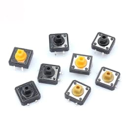 620pcs 32 Values Tactile Push Button Switch SMD Micro Momentary Tact Switch Assortment Kit for Car Remote Control with Box
