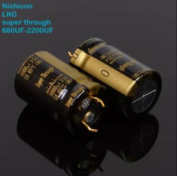 2PCS nichicon LKG TYPE-III 680UF 1000UF 2200UF 25V 35V 50V 63V 100V Super Through Audio Capacitor HI-FI KG free shipping