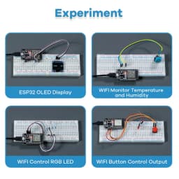 ESP32 Module Kit Starter Kit for ESP32 ESP-32S WIFI Module ESP32 WIFI Development Board Relay Display Sensor esp32 kit desenvolv