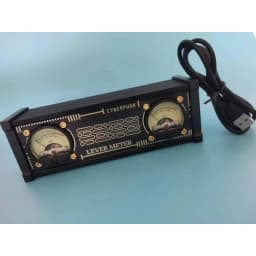 E-Electronic Analog VU Level Meter RGB Light Voice Controller with Backlight Desktop Decorations