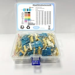 650Pcs 2W 1% 1R-2.2M 130ValuesX5Pcs Metal Film Resistor Kit Set