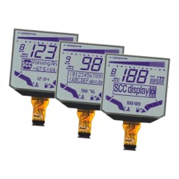 Customized Anti Glare Motorcycle Monochrome Segment Screen SJXDGW020 FSTN Positive Anti Glare Pen Segment Car LCD Display Screen