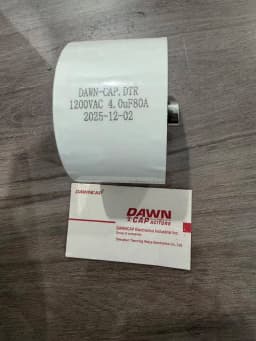 DAWNCAP DTR 4UF 1200VAC& 3UF 630VAC 60A Resonant Capacitor 85MM*50MM M6