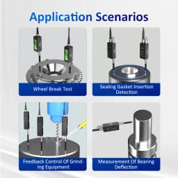 FUWEI FJC03 RS485 High-Resolution Grating Micrometer for Industrial Applications 1μm High-Precision Contact Displacement Sensor