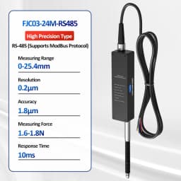 FUWEI FJC03 RS485 High-Resolution Grating Micrometer for Industrial Applications 1μm High-Precision Contact Displacement Sensor