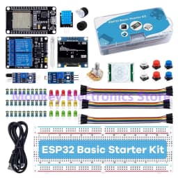 Electronic DIY Kit ESP32 ESP-32S WIFI Module Starter Kit for ESP32 WIFI Development Board ESP32 Module Kit Relay Display Sensor
