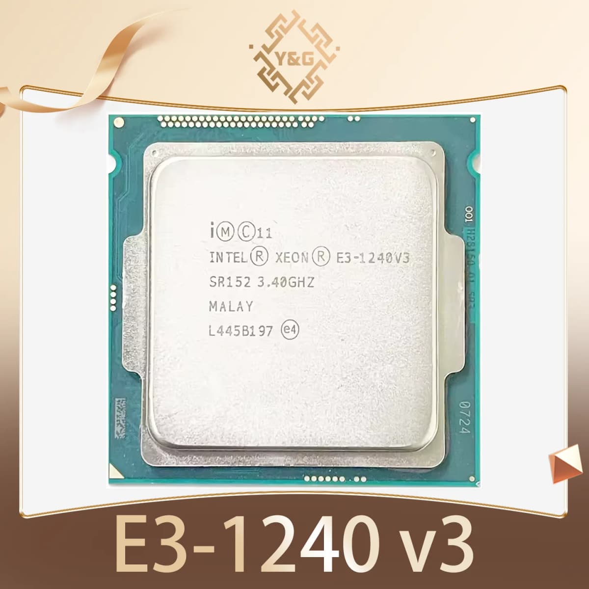 Xeon E3-1240 v3 E3 1240v3 E3 1240 v3 3.4 GHz Quad-Core Eight-Thread CPU Processor 8M 80W LGA 1150