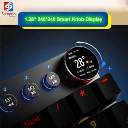 1.28 Inch 240*240 Round Circular Rotary Knob IPS Serial UART UI LCD Module Panel Display Screen Switch Key for 2nd Development