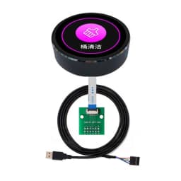 1.28 Inch 240*240 Round Circular Rotary Knob IPS Serial UART UI LCD Module Panel Display Screen Switch Key for 2nd Development