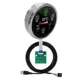 1.28 Inch 240*240 Round Circular Rotary Knob IPS Serial UART UI LCD Module Panel Display Screen Switch Key for 2nd Development