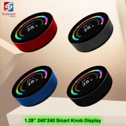 1.28 Inch 240*240 Round Circular Rotary Knob IPS Serial UART UI LCD Module Panel Display Screen Switch Key for 2nd Development