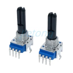 100pcs Flx6 Ddj400 Pioneer DJ With Click Center Midpoint Mixer Potentiometer RK11 4Pins B103 B10K Half Shaft Length 23MM
