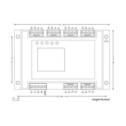 Multichannel Digital RS485 Module MODBUS RTU for Compression Tension Load Cell Measurement Convert Weight Signal Amplification