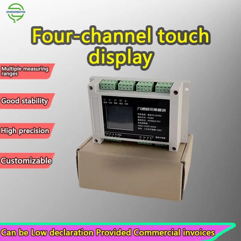 Multichannel Digital RS485 Module MODBUS RTU for Compression Tension Load Cell Measurement Convert Weight Signal Amplification