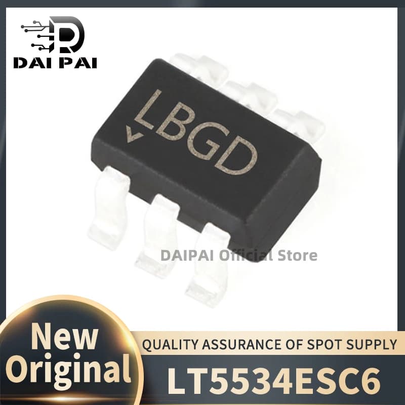 (5Pcs-10Pcs/Lot) 100% New original LT5534ESC6 LT5534ESC6#TRPBF LT5534 LBGD SC70-6 Chipset