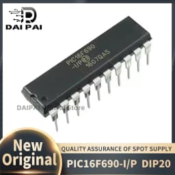 (10Pcs/Lot) 100% New original PIC16F690-I/P PIC16F690 I/P PIC16F690 -I/P DIP-20 Chipset