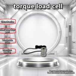 2.0mV/V Static Torque Sensor 0-50/100/150N.m Aluminum/Alloy Steel Torque Gauge for Industrial Torque Monitoring