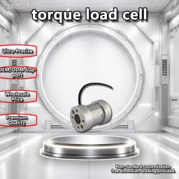 2.0mV/V Static Torque Sensor 0-50/100/150N.m Aluminum/Alloy Steel Torque Gauge for Industrial Torque Monitoring