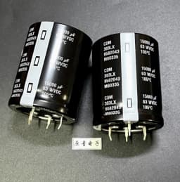 2PCS/lot United States original CDM 15000UF 63V 4 feet audio filter electrolytic capacitor 40X50mm free shipping