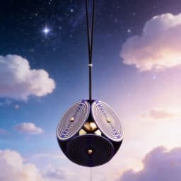 MWO Multi-Dimensional Polarizing Disk Pendant for Yoga Meditation Space Energy Protection Jewelry Accessory