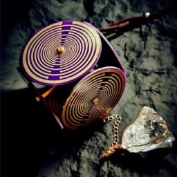 MWO Multi-Dimensional Polarizing Disk Pendant for Yoga Meditation Space Energy Protection Jewelry Accessory