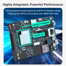 7-inch IPS touch screen development board (ESP32-P4/C6), supporting shell and camera