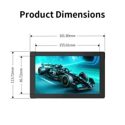 7-inch IPS touch screen development board (ESP32-P4/C6), supporting shell and camera