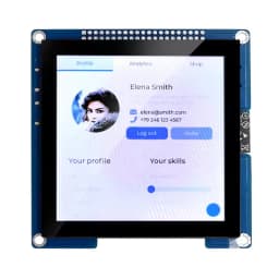 4inch 480×480 IPS TFT Square Display ESP32-S3 Development Board with Touch Arduino ESP-IDF LVGL Uart Smart Module with WiFi BLe