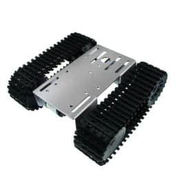 TP101 Metal Smart Crawler Robot Tank Chassis Kit With 33GB-520 12V DC Motor Aluminum Alloy Panel DIY For Arduino Toy