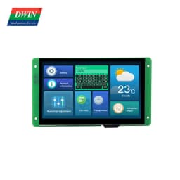 DWIN 7 Inch 800*480 TFT LCD Display Module Capacitive/Resistive TTL/RS232 Commercial Smart Screen For Arduino DMG80480C070_04W