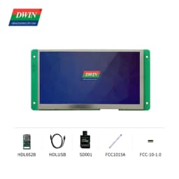 DWIN 7 Inch 800*480 TFT LCD Display Module Capacitive/Resistive TTL/RS232 Commercial Smart Screen For Arduino DMG80480C070_04W