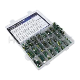 391pcs 24values Electrolytic Capacitor Kit High Frequency Assortment 10v 16v 25v 35v 50v 400v 10uf 100uf 470uf 1000uf