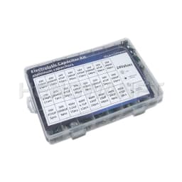 391pcs 24values Electrolytic Capacitor Kit High Frequency Assortment 10v 16v 25v 35v 50v 400v 10uf 100uf 470uf 1000uf