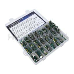 391pcs 24values Electrolytic Capacitor Kit High Frequency Assortment 10v 16v 25v 35v 50v 400v 10uf 100uf 470uf 1000uf
