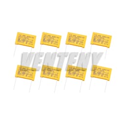160pcs/Lot Polypropylene Film X2 Safety Capacitor Assorted Kit 275VAC 18Values 102K-225K 1NF-2.2UF Sample Set