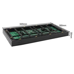 P10 DIP RGB Outdoor Waterproof High Brightness LED Traffic Light IP65 320*160mm Display Screen 32x16 Pixels