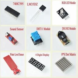 Free Shipping Upgraded Advanced Version Starter Kit the RFID learn Suite Kit LCD 1602 for Arduino UNO R3