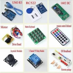 Free Shipping Upgraded Advanced Version Starter Kit the RFID learn Suite Kit LCD 1602 for Arduino UNO R3